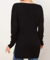 Kadın Uzun Kollu V Yaka Triko Bluz
