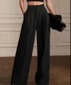 Kadın Yüksek Bel Bol Paça Pantolon