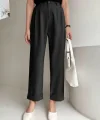 Kadın Yüksek Bel Cepli Atlas Pantolon