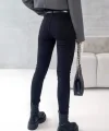 Kadın Yüksek Bel Cepli Kemersiz Kot Pantolon