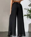 Kadın Yüksek Bel Geniş Paçalı şifon Pantolon