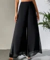 Kadın Yüksek Bel Geniş Paçalı şifon Pantolon