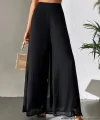 Kadın Yüksek Bel Geniş Paçalı şifon Pantolon