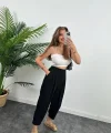 Kadın Yüksek Bel Hürrem Pantolon