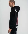 Kapşonlu Double Oversize Dijital Patchli SweatShirt - Siyah