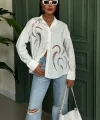 Karlie Brode Nakışlı Gömlek 3369-08