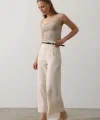 Kemer Pens Detaylı Pantolon - Bej