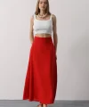 Keten Etek - Kırmızı