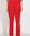 Kırmızı Yüksek Bel Kumaş Pantolon 6584