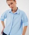 Kısa Kol Gömlek 20312 - Mavi