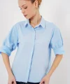 Kısa Kol Gömlek 20312 - Mavi