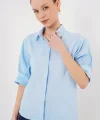 Kısa Kol Gömlek 20312 - Mavi