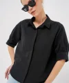Kısa Kol Gömlek 20312 - Siyah