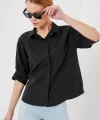 Kısa Kol Gömlek 20312 - Siyah