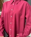 Klasik Oversize Poplin Gömlek 3421