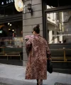 Leopar Desenli Trençkot Ceket Mont - Leopar