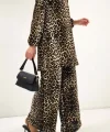 Leopar Tunik Pantolon Alt Üst Takım 6663