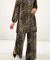Leopar Tunik Pantolon Alt Üst Takım 6663