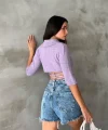 Loris  Bağlamalı Crop Triko 1062-02