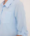 Mavi Viskon Gömlek 20237
