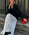 Maxi Dantel Etek 4047