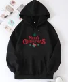 Merry Chrıstmas Sweatshirt & Hodie - Siyah