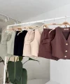 Mini Yelekli Şortlu Keten Takım 10176-08
