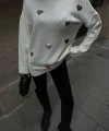 Molly Kalp Desenli Triko Örme Kazak 1339