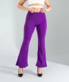Mor İspanyol Paça Tayt