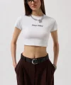 Nepo Baskılı Crop T-Shirt