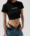 Nepo Baskılı Crop T-Shirt