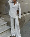 Nolan Regular Ajurlu Pantolon Takım 9885