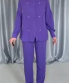 or 3 Taş otifli Gömlek Ve Pantolon Takım
