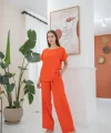 Oranj Thirt Ve Pantolon Takım