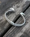 Otantik Metal Boynuz Figürlü Erkek Bileklik