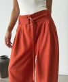 PAAZZO PANTOON KUAŞ KEER DETAYI  Kiremit