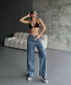 Palazzo Jeans Pantalon  avi
