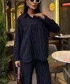 Palazzo Pantolonlu Çizgili Takım 10092