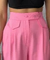 PANTOON KAPAI CEP 3 DÜĞE DETAYI  Pembe