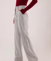 Premium odel Oturtmalı Gri Pantolon