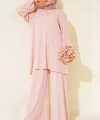 Pudra Tunik Pantolon Alt Üst Takım 6663