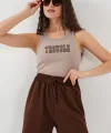 Rahat Kalıp Şort 5327  Kahverengi