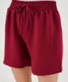 Rahat Kalıp Şort 5327  Kırmızı