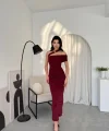Reta Çapraz Omuz Elbise