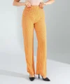 Retro Desen Cepli Turuncu Pantolon