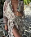 Sandra Desenli Şifon Kimono 5156-08