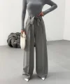 Sante Çi̇zgi̇li̇ Bel Kuşakli Palazzo Pantolon