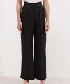 Siyah Yüksek Bel Palazzo Pantolon 6646