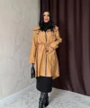 Taba Askı Detaylı Trençkot