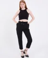 Tam Kalıp Basic Eşofman Pantolon  iyah